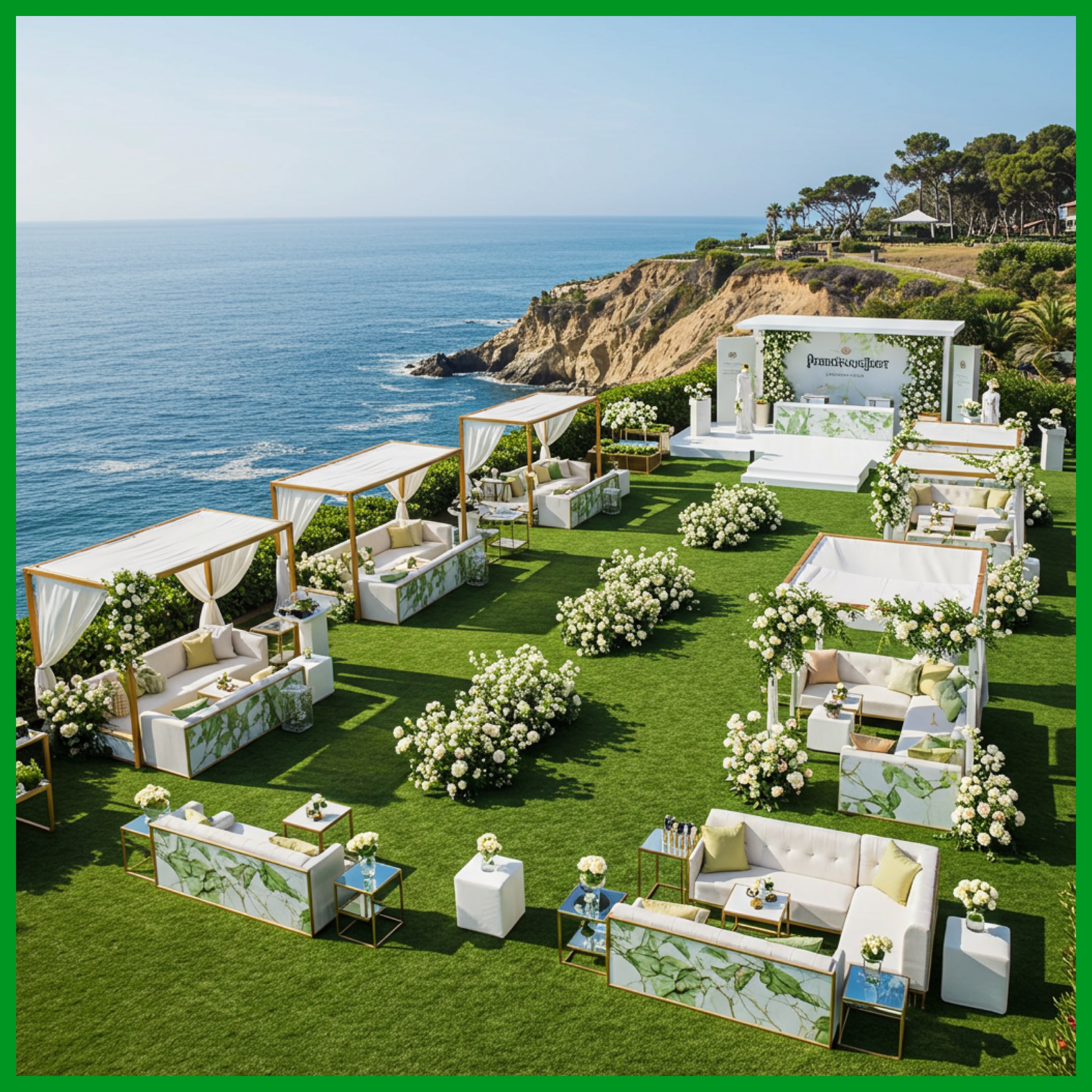 Elegant Cliff-Side Venue with Ocean Views